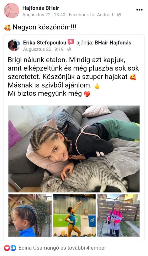 Nagyon köszönöm! Brigi nálunk etalon. Mindig azt kapjuk amit elképzeltünk és még pluszba sok sok szeretetet.